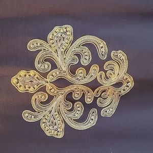 St. John Spa Black Embroidered beaded Jacket Sz L Large